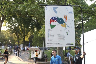 Central Park, New York 'ta 2023 JPMorgan Corporate Challenge. 31 Mayıs 2023, New York, ABD: The 2023 JPMorgan Corporate Challenge in Central Park, New York 'ta gerçekleştirilen yıllık etkinlik.