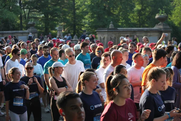 stock image 2023 JPMorgan Corporate Challenge at Central Park, New York. May 31, 2023, New York, USA: The 2023 JPMorgan Corporate Challenge in Central Park, New York  is a a yearly running event, taking place in 15 locations across eight countries