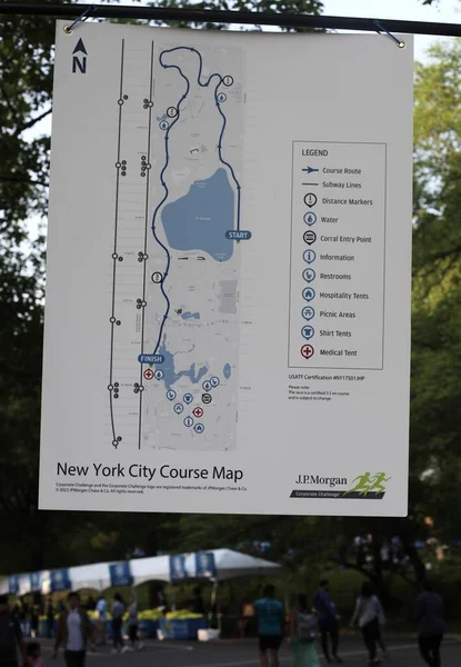 2023 Jpmorgan Corporate Challenge Central Park New York Maggio 2023 — Foto Stock