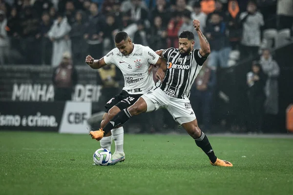Copa do Brasil - Corinthians vs Atletico MG. 31 Mayıs 2023, Sao Paulo, Brezilya: Corinthians ve Atletico-MG arasındaki futbol maçı, Itaquera 'daki Neo Quimica Arena' da düzenlenen Copa do Brasil 2023 (Brezilya Kupası) ikinci turu için geçerlidir.