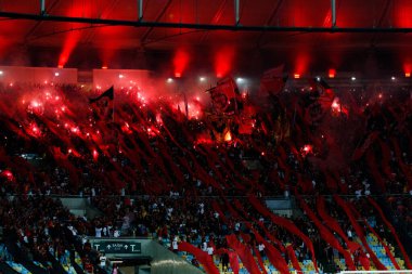 (SPO) Copa do Brasil: Flamengo Fluminense 'e karşı. 1 Haziran 2023, Rio de Janeiro, Brezilya: 2023 Copa do Brasil (Brezilya Kupası) maçının 16. turu için Flamengo ile Fluminense arasında oynanan futbol maçı, Mario Filho Stadyumu 'nda (Maracana) oynandı.