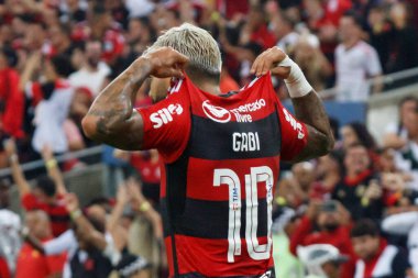 (SPO) Copa do Brasil: Flamengo Fluminense 'e karşı. 1 Haziran 2023, Rio de Janeiro, Brezilya: 2023 Copa do Brasil (Brezilya Kupası) maçının 16. turu için Flamengo ile Fluminense arasında oynanan futbol maçı, Mario Filho Stadyumu 'nda (Maracana) oynandı.