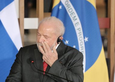 Lula ve Sauli Niinist ile basın toplantısı. 1 Haziran 2023, Brasilia, Federal Bölge, Brezilya: Brezilya Cumhurbaşkanları Luiz Inacio Lula da Silva ve Finlandiya ile Basın Konferansı, Sauli Niinist