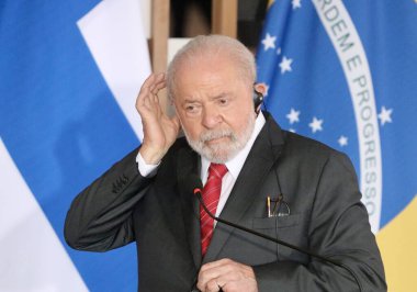 Lula ve Sauli Niinist ile basın toplantısı. 1 Haziran 2023, Brasilia, Federal Bölge, Brezilya: Brezilya Cumhurbaşkanları Luiz Inacio Lula da Silva ve Finlandiya ile Basın Konferansı, Sauli Niinist