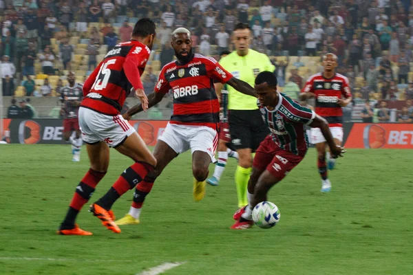 Spo Copa Brasil Flamengo Fluminense Czerwca 2023 Rio Janeiro Brazylia — Zdjęcie stockowe