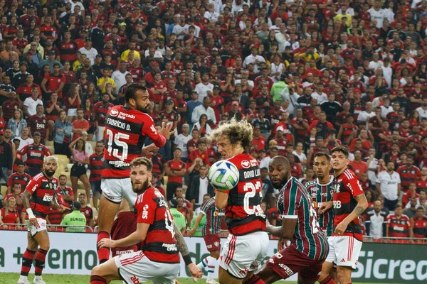 Spo Copa Brasil Flamengo Fluminense 2023年6月1日 巴西里约热内卢 弗拉门戈和弗卢米内塞之间的足球比赛 有效期为2023年巴西杯第16轮 在巴西北部的马里奥菲尔霍体育场 — 图库照片