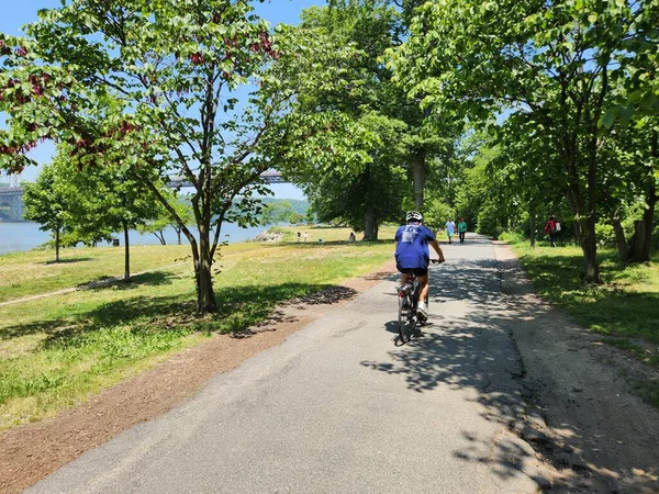 Riverside Park Conservancy Nyc Juni 2023 New York Beweging Van — Stockfoto
