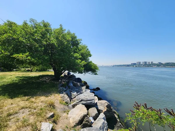 Riverside Park Conservancy Nyc Juni 2023 New York Usa Människors — Stockfoto