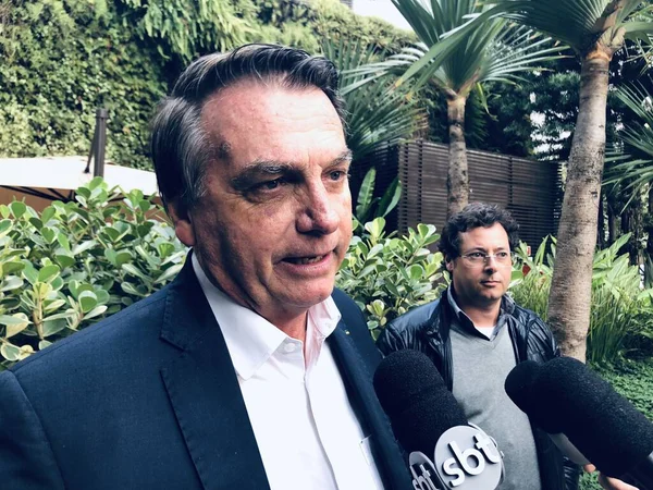 Jair Bolsonaro Lämnar Sjukhuset Efter Medicinska Tester Juni 2023 Sao — Stockfoto