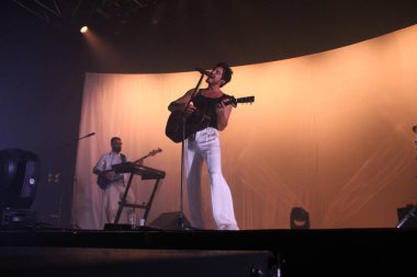 Tiago Iorc Live Curitiba 'da sahne alıyor. 02 Haziran 2023, Curitiba, Parana, Brezilya: Tiago Iorc, Portekiz, İspanya ve İngiltere 'deki şehirlerde konser verdiği 2022 yılı sonunda 