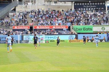 2023 MLS Normal Sezonu: New York City FC, New England Revolution 'a karşı. 3 Haziran 2023, New York, ABD: New York City FC ve New England Revolution arasındaki futbol maçı, Yankee Stadyumu 'nda Major League Soccer (MLS) Doğu Konferansı için geçerlidir. 