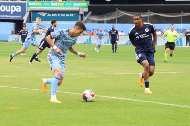 2023 MLS Normal Sezonu: New York City FC, New England Revolution 'a karşı. 3 Haziran 2023, New York, ABD: New York City FC ve New England Revolution arasındaki futbol maçı, Yankee Stadyumu 'nda Major League Soccer (MLS) Doğu Konferansı için geçerlidir. 