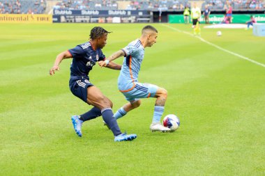 2023 MLS Normal Sezonu: New York City FC, New England Revolution 'a karşı. 3 Haziran 2023, New York, ABD: New York City FC ile New England Revolution arasındaki maç, Major League Soccer (MLS) Doğu Konferansı için geçerlidir.