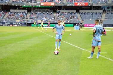 2023 MLS Normal Sezonu: New York City FC, New England Revolution 'a karşı. 3 Haziran 2023, New York, ABD: New York City FC ile New England Revolution arasındaki maç, Major League Soccer (MLS) Doğu Konferansı için geçerlidir.