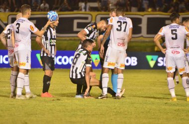 Campeonato Brasileiro maçı ABC de Natal vs Novo Horizontino arasında. 3 Haziran 2023. Natal, Rio Grande do Norte, Brezilya: ABC de Natal ile Novo Horizontino arasındaki maç, B serisi Brezilya Şampiyonası 'nın 10.