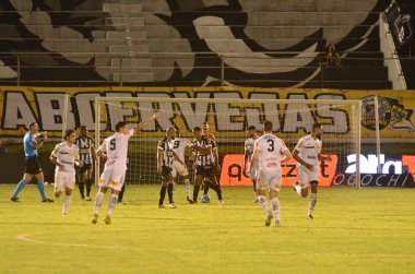 Campeonato Brasileiro maçı ABC de Natal vs Novo Horizontino arasında. 3 Haziran 2023. Natal, Rio Grande do Norte, Brezilya: ABC de Natal ile Novo Horizontino arasındaki maç, B serisi Brezilya Şampiyonası 'nın 10.