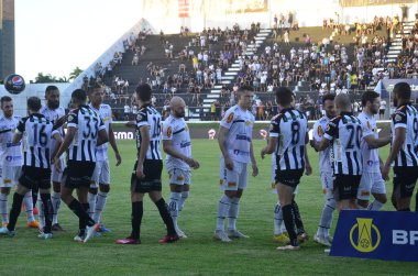 Campeonato Brasileiro maçı ABC de Natal vs Novo Horizontino arasında. 3 Haziran 2023. Natal, Rio Grande do Norte, Brezilya: ABC de Natal ile Novo Horizontino arasındaki maç, B serisi Brezilya Şampiyonası 'nın 10.