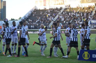 Campeonato Brasileiro maçı ABC de Natal vs Novo Horizontino arasında. 3 Haziran 2023. Natal, Rio Grande do Norte, Brezilya: ABC de Natal ile Novo Horizontino arasındaki maç, B serisi Brezilya Şampiyonası 'nın 10.