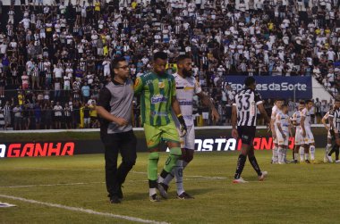 Campeonato Brasileiro maçı ABC de Natal vs Novo Horizontino arasında. 3 Haziran 2023. Natal, Rio Grande do Norte, Brezilya: ABC de Natal ile Novo Horizontino arasındaki maç, B serisi Brezilya Şampiyonası 'nın 10.