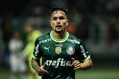 Brezilya Futbol Şampiyonası: Palmeiras Coritiba 'ya karşı. 4 Haziran 2023, Sao Paulo, Brezilya: Rony, Palmeiras ve Coritiba arasında oynanan ve 2023 Brezilya Futbol Şampiyonası 'nın 9. turu için geçerli olan maçta ikinci golünü attı.