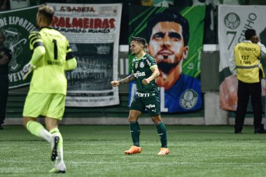 Brezilya Futbol Şampiyonası: Palmeiras Coritiba 'ya karşı. 4 Haziran 2023, Sao Paulo, Brezilya: Rony, Palmeiras ve Coritiba arasında oynanan ve 2023 Brezilya Futbol Şampiyonası 'nın 9. turu için geçerli olan maçta ikinci golünü attı.