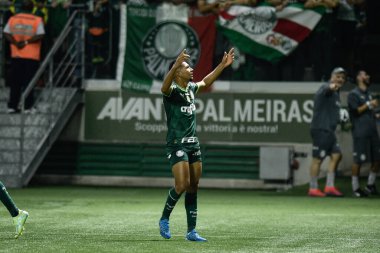 Brezilya Futbol Şampiyonası: Palmeiras Coritiba 'ya karşı. 4 Haziran 2023, Sao Paulo, Brezilya: Rony, Palmeiras ve Coritiba arasında oynanan ve 2023 Brezilya Futbol Şampiyonası 'nın 9. turu için geçerli olan maçta ikinci golünü attı.