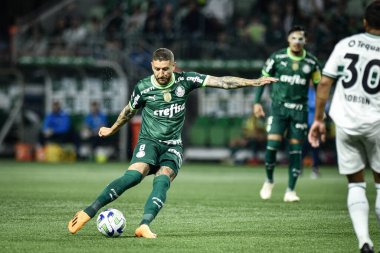 Brezilya Futbol Şampiyonası: Palmeiras Coritiba 'ya karşı. 4 Haziran 2023, Sao Paulo, Brezilya: Rony, Palmeiras ve Coritiba arasında oynanan ve 2023 Brezilya Futbol Şampiyonası 'nın 9. turu için geçerli olan maçta ikinci golünü attı.