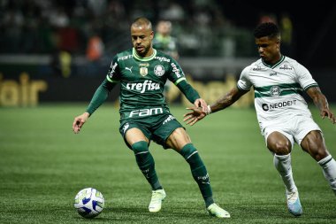 Brezilya Futbol Şampiyonası: Palmeiras Coritiba 'ya karşı. 4 Haziran 2023, Sao Paulo, Brezilya: Rony, Palmeiras ve Coritiba arasında oynanan ve 2023 Brezilya Futbol Şampiyonası 'nın 9. turu için geçerli olan maçta ikinci golünü attı.