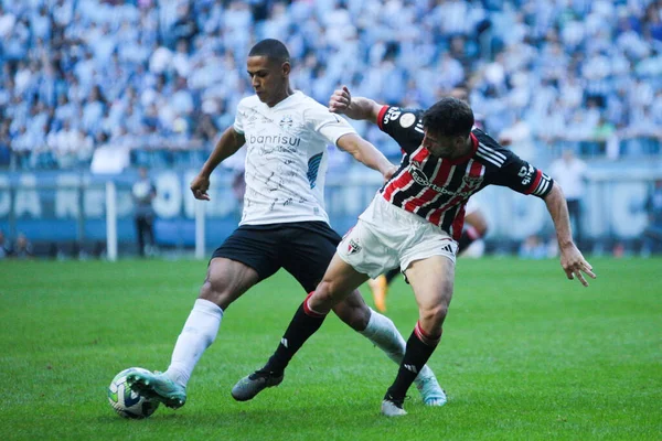 Βραζιλιάνικο Πρωτάθλημα Ποδοσφαίρου Gremio Σάο Πάολο Ιουνίου 2023 Porto Alegre — Φωτογραφία Αρχείου