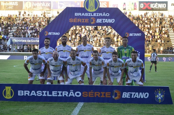 Campeonato Brasileiro Spiel Zwischen Abc Natal Und Novo Horizontino Juni — Stockfoto
