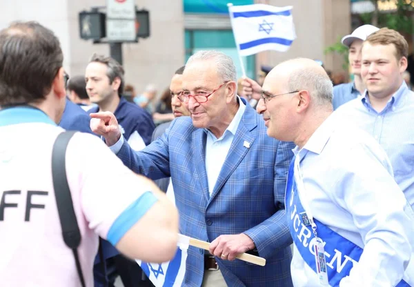 Chuck Schummer Líder Senado Dos Eua Durante Celebrate 75Th Israel — Fotografia de Stock
