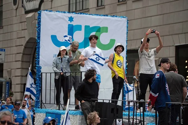 Israëlische Dag Parade Juni 2023 New York New York Verenigde — Stockfoto