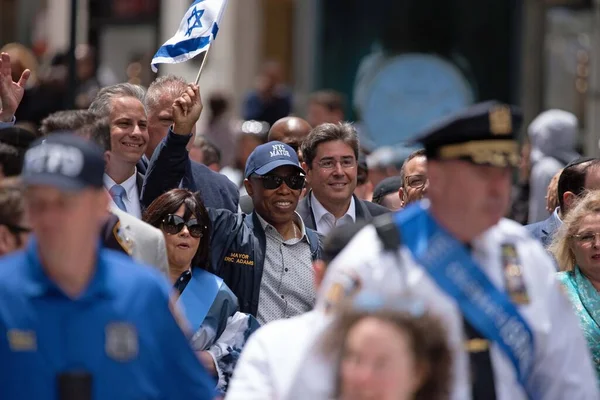 Παρέλαση Της Ημέρας Του Ισραήλ Ιουνίου 2023 Νέα Υόρκη Νέα — Φωτογραφία Αρχείου