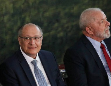 Dünya Çevre Günü 'nde Lula. 5 Haziran 2023, Brezilya Federal Bölgesi: Brezilya Cumhurbaşkanı Luiz Inacio Lula da Silva (PT), Dünya Çevre Günü töreninde Brasilia 'daki Planalto Sarayı' nda düzenlendi..