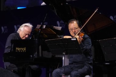 Vtex Günü 2023 olayı. 5 Haziran 2023. Sao Paulo, Brezilya: Maestro Joao Carlos Martins VTEX Günü 'nün açılışını yaptı. Vtex Günü, Latin Amerika 'da dijital dönüşüme odaklanan en büyük olaydır..