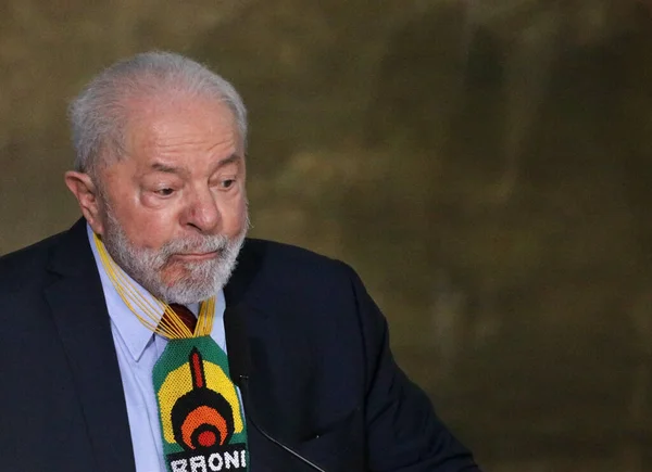 Lula Světovém Dni Životního Prostředí 2023 Brazílie Federální Okres Brazílie — Stock fotografie