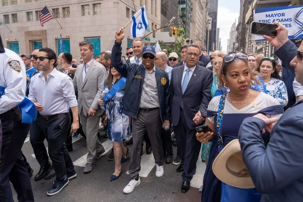 Desfile Israel 2023 Junio 2023 Nueva York Nueva York Estados —  Fotos de Stock