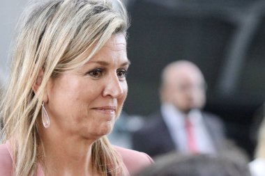 Hollanda Kraliçesi Maxima, Brasilia 'daki Maliye Bakanlığı' nı ziyaret etti. 6 Haziran 2023. Brasilia, Federal Bölge, Brezilya: Hollanda Kraliçesi Maxima ve Brezilya Maliye Bakanı Fernando Haddad ziyaretten sonra basın mensuplarına konuştu 