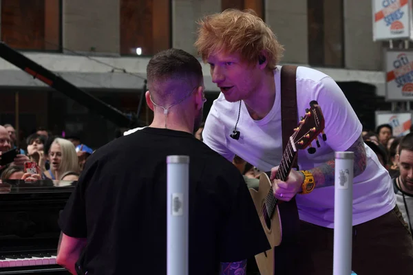 Sheeran Performs Live Today Show June 2023 New York Usa — Stock Photo, Image