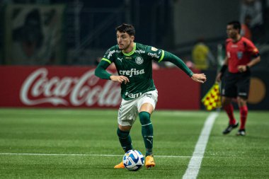 Sao Paulo (SP), 06 / 07 / 2023 - LIBERTADORES / PALMEIRAS X BARCELONA (EQU) - Palmeiras ve Barcelona arasında oynanan karşılaşmada Joaquin Piquerez, Copa Conmebol Libertadores 2023 'ün grup safhasının 5. turu için geçerlidir.