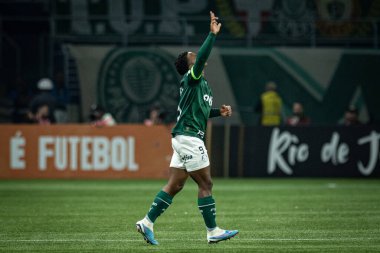 Sao Paulo (SP), 06 / 07 / 2023 - LIBERTADORES / PALMEIRAS X BARCELONA (EQU) - Palmeiras ve Barcelona arasında oynanan karşılaşmada, Copa Conmebol Libertadores 2023 'ün grup aşamasının 5. turu için geçerli olan Endrick