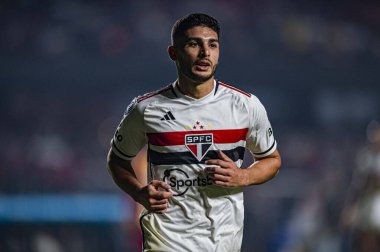 SAO PAULO (SP), 06 / 08 / 2023 - COPA SUL-AMERICANA / SAO PAULO X TOLIMA - Michel Araujo Sao Paulo ve Tolima arasındaki maç sırasında, Copa Sudamericana 2023 'ün grup aşamasının beşinci turu için geçerlidir. 