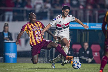 SAO PAULO (SP), 06 / 08 / 2023 - COPA SUL-AMERICANA / SAO PAULO X TOLIMA - Michel Araujo Sao Paulo ve Tolima arasındaki maç sırasında, Copa Sudamericana 2023 'ün grup aşamasının beşinci turu için geçerlidir.