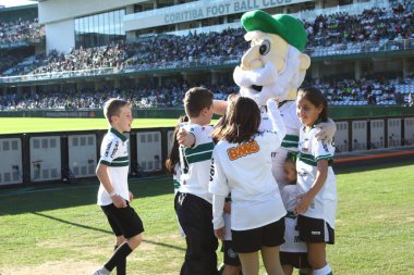 Curitiba (PR), 06 / 10 / 2023 - FOOTBALL / BRASILEIRO / CORITIBA / SANTOS - Coritiba ile Santos arasındaki maç, 2023 Brezilya Şampiyonası 'nın 10. Raundu için geçerli, bu Cumartesi öğleden sonra, 10 Haziran 2023. 