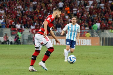 Rio de Janeiro (RJ), 06 / 08 / 2023 - LIBERTADORES / FLAMENGO / RACING / RJ - Everton Ribeiro do Flamengo, grup aşamaları için geçerlidir. A grubu, Libertadores da America 2023 'ün 5. raundu Mario Filho Stadyumu' nda yapıldı. 