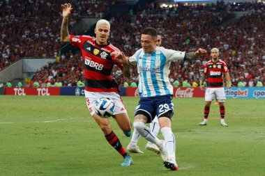 Rio de Janeiro (RJ), 06 / 08 / 2023 - LIBERTADORES / FLAMENGO / RACING / RJ - Petro do Flamengo 'ya karşı yapılan bir top atma maçında, grup aşamaları için geçerli. A grubu, Libertadores da America 2023 'ün 5. raundu Mario Filho Stadyumu' nda yapıldı. 