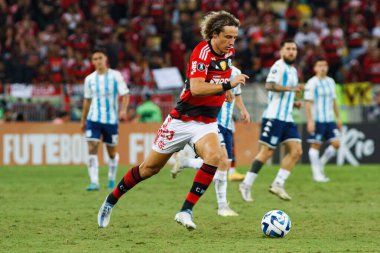 Rio de Janeiro (RJ), 06 / 08 / 2023 - LIBERTADORES / FLAMENGO / RACING / RJ - Davi Luiz do Flamengo, grup aşamaları için geçerlidir. A grubu, Libertadores da America 2023 'ün 5. raundu Mario Filho Stadyumu' nda yapıldı. 