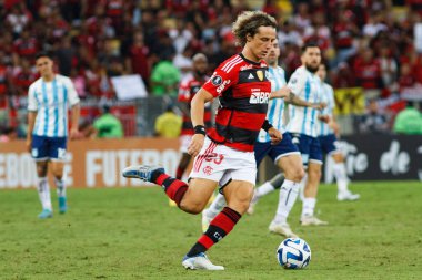 Rio de Janeiro (RJ), 06 / 08 / 2023 - LIBERTADORES / FLAMENGO / RACING / RJ - Davi Luiz do Flamengo, grup aşamaları için geçerlidir. A grubu, Libertadores da America 2023 'ün 5. raundu Mario Filho Stadyumu' nda yapıldı. 