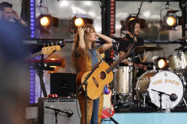 Niall Horan, Rockefeller Plaza 'daki TODAY Show' da Citi Konser Serisi 'nde sahne aldı. 2009 Haziran 2023, New York, ABD: Niall Horan, Irelandalı şarkıcı, şarkı yazarı ve müzisyen. One DIRECTION üyesi olarak ünlendi. 