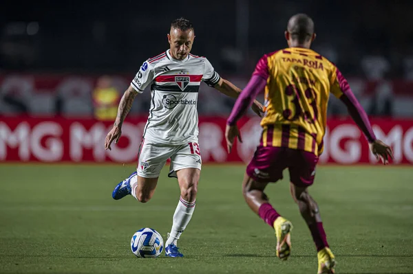 SAO PAULO (SP), 06 / 08 / 2023 - COPA SUL-AMERICANA / SAO PAULO X TOLIMA - Sao Paulo ve Tolima arasındaki maç sırasında, Cicero Pompeu de Toledo Stadyumu 'nda düzenlenen 2023 Copa Sudamericana' nın beşinci turu için geçerlidir. 